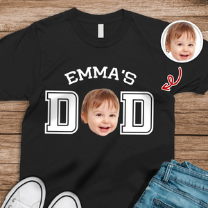Custom Kid Photo Dad, Mom Shirt Christmas Gift HA75 892952