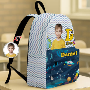 Custom Kid Photo Hello School Backpack CH07 896124