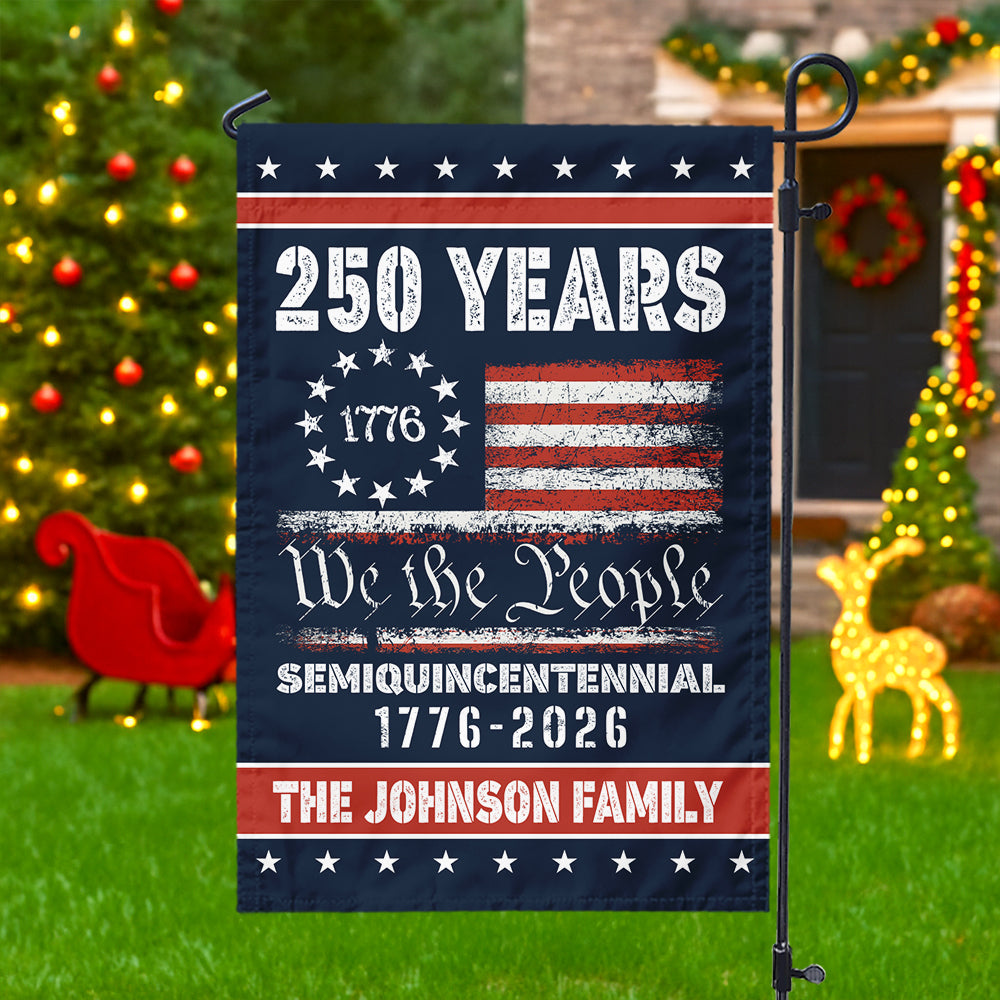 Celebrate Our America 250th Anniversary United States Personalized Garden Flag HA75 897402