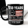Celebrate Our America 250th Anniversary United States Semiquincentennial Black Mug HA75 897406