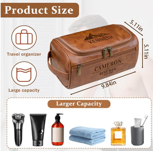 Custom My Favorite People Call Me Toiletry Bag With 2 Zip For Dad TH10 894921