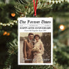Custom Photo The Forever Times Acrylic Ornament Christmas Gift For Couples HO82 894732
