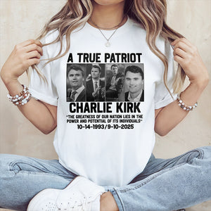 Justice for Charlie Kirk - Prayers Up for Charlie Bright Shirt HA75 64408