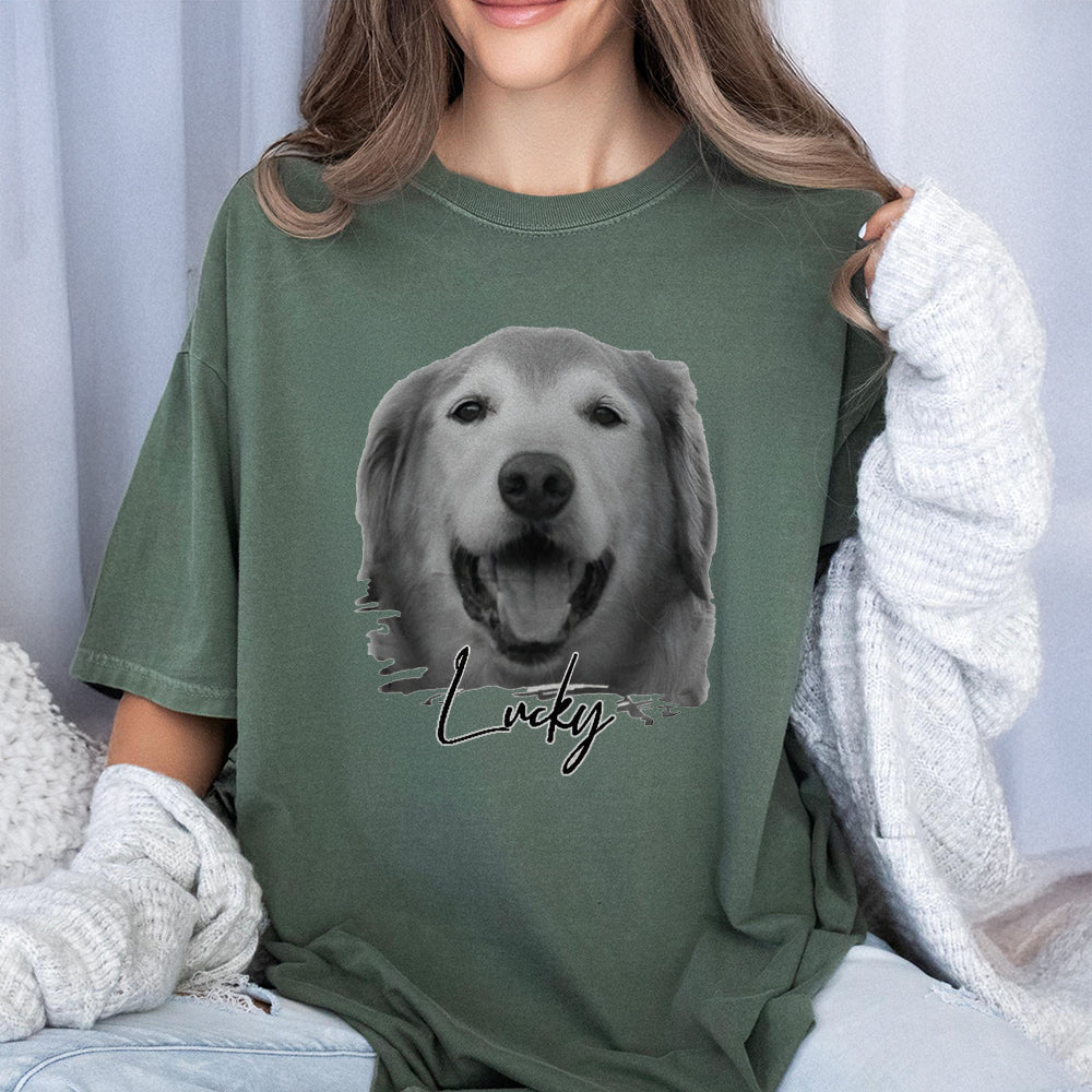 Custom Pet Portrait Dog Comfort Shirt HO82 894886