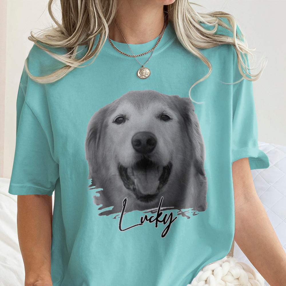 Custom Pet Portrait Dog Comfort Shirt HO82 894886