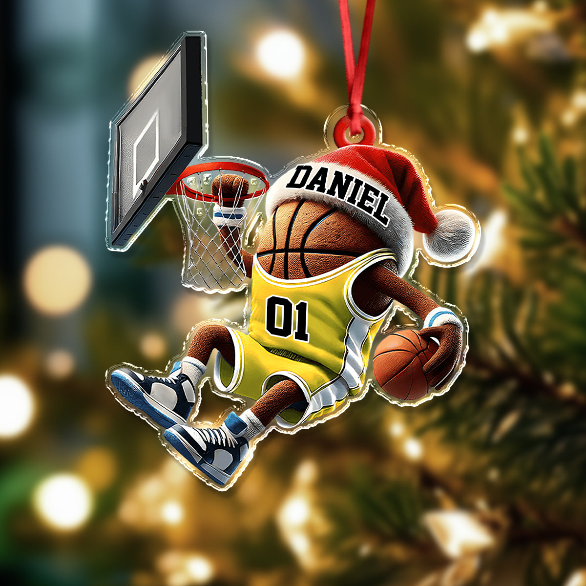 Personalized Basketball Christmas Acrylic Ornament Gift For Basketball Lovers LM32 895697