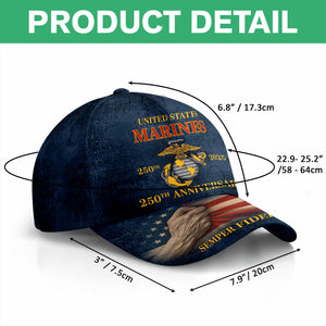 United State Marines 250 Years Classic Cap TH10 896057