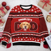 Custom Photo Dog Mom Dog Dad Ugly Sweater Christmas Gift HA75 892900