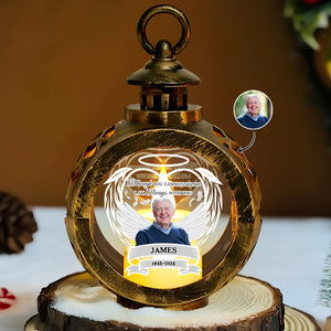 Custom Photo Your Light Will Alwways Shine In My Heart Memorial Christmas Lantern LM32 895785