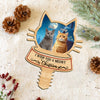Custom Photo Cat Wishing You A Purfect Christmas Tree Topper CH07 896844