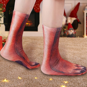 Funny Novelty Animal Paw Socks Personalized Gift For Christmas HO82 900470