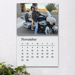 Custom Photo Wall Calendar For Biker TH10 896839