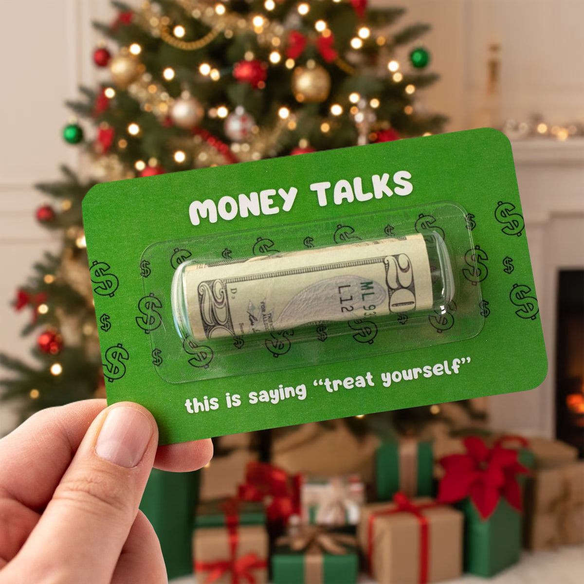 money talks christmas trees Funny Cash Gift for Teen Boy - Bruh Money Card - Money Holder Gift for Teens - give cash as a gift for birthday, holiday, Christmas
