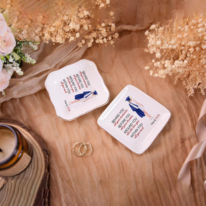 Before You All Your Dreams - Family Personalized Custom Jewelry Dish - Graduation Gift For Family Members, Siblings, Brothers, Sisters 736033