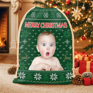 Custom Kid Photo Merry Christmas Gift Bag TH10 896941