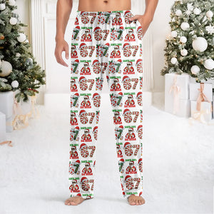 Santa Says Six Seven - 67 Meme Christmas Gift Sweatpants HA75 898434