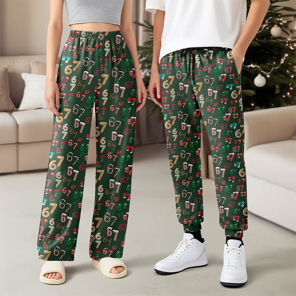 Gen A Six Seven - 67 Meme Sweatpants Christmas Gift HA75 898436