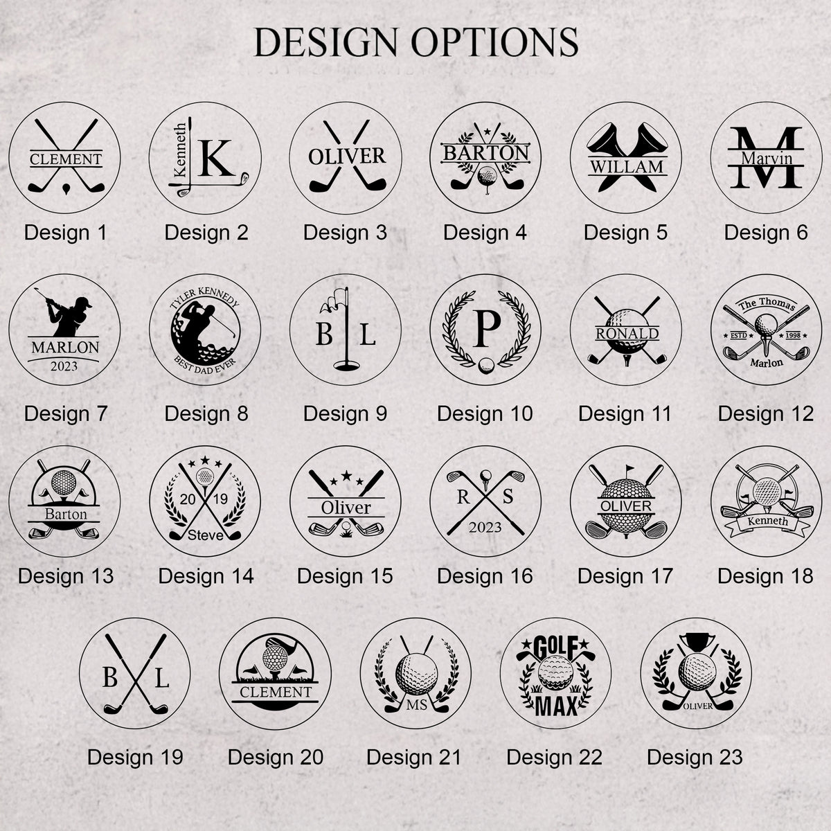 Personalized Name Leather Golf Ball Bag - Gift for Men, Dad, Boyfriend, Golf-Loving CH07 896882