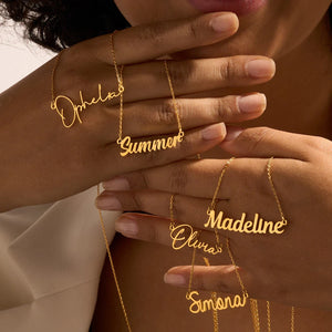 Custom Name On Necklace Birthday Gift for Her, Christmas Gift, Gift for Mom TH10 898037