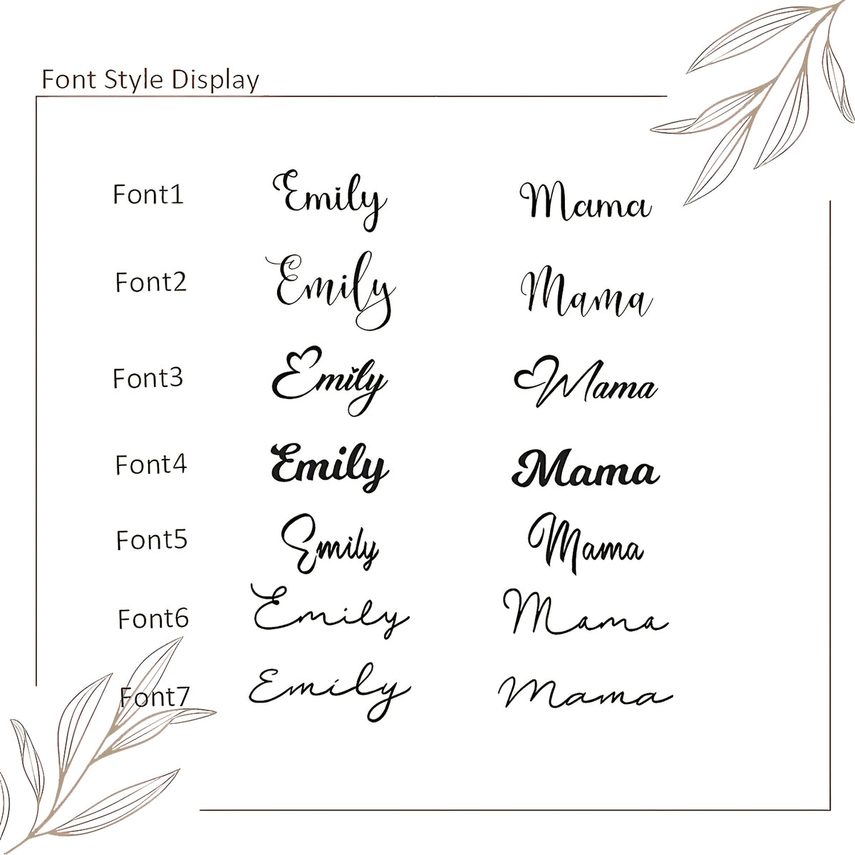 Custom Name On Necklace Birthday Gift for Her, Christmas Gift, Gift for Mom TH10 898037