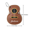 Personalized Guitar-Shaped PU Leather Guitar Picks Storage Case And Key Ring Gift for Guitar Player HA75 898500