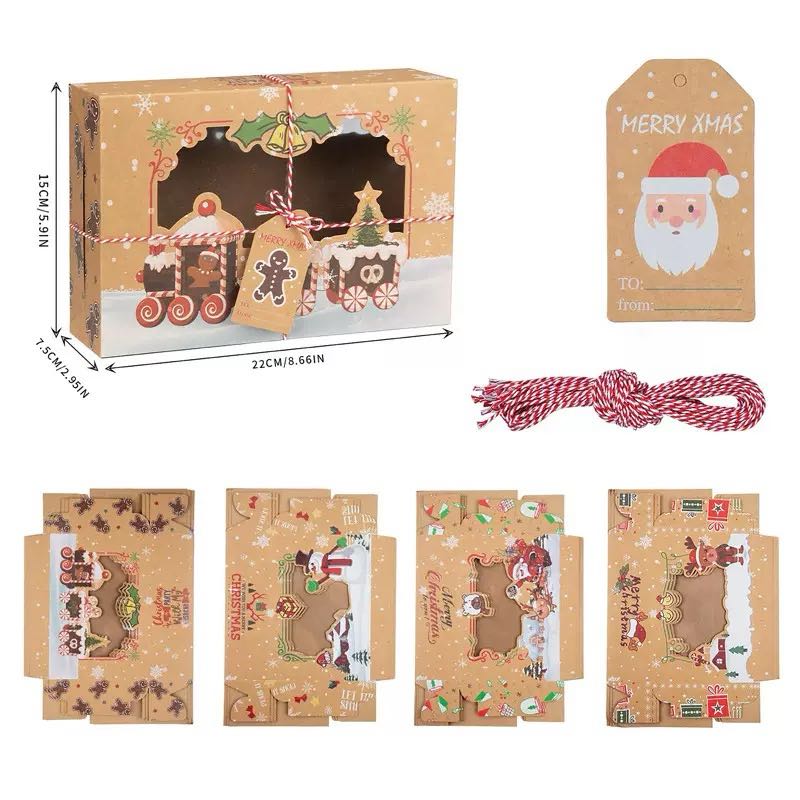 Merry Christmas Christmas Cookie Gift Baking Box TH10 896765