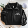 Custom Name With Golf Icon On Golf Quarter Zip Sweatshirt For Golfer TH10 898169