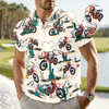 Custom Motorcycle Photo Route 66 For Motorcycle Lover Polo Shirt CH07 895682