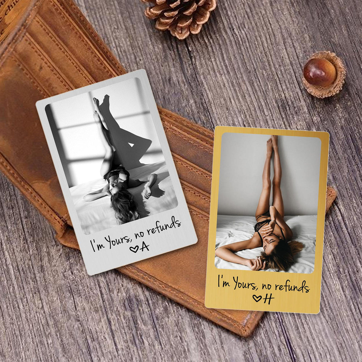 Custom Photo And Love Note Personalized Metal Wallet Card Accessories For Men, Boyfriend Gift, Valentine's Day Gift HA75 920152