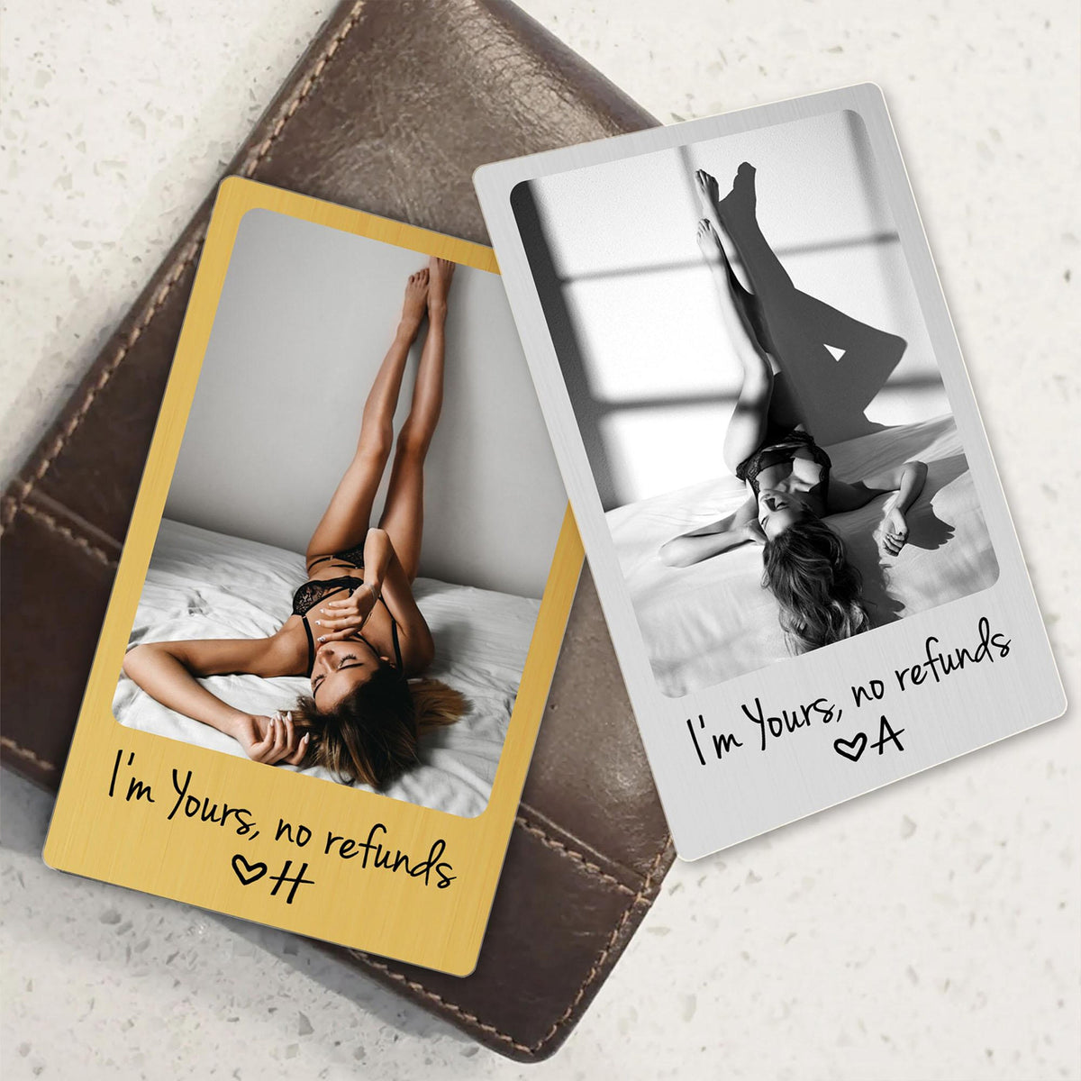 Custom Photo And Love Note Personalized Metal Wallet Card Accessories For Men, Boyfriend Gift, Valentine's Day Gift HA75 920152