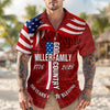 Custom Family Name Patriotic American Flag, 250 Years of Blessing God Hawaii Shirt TH10 898673