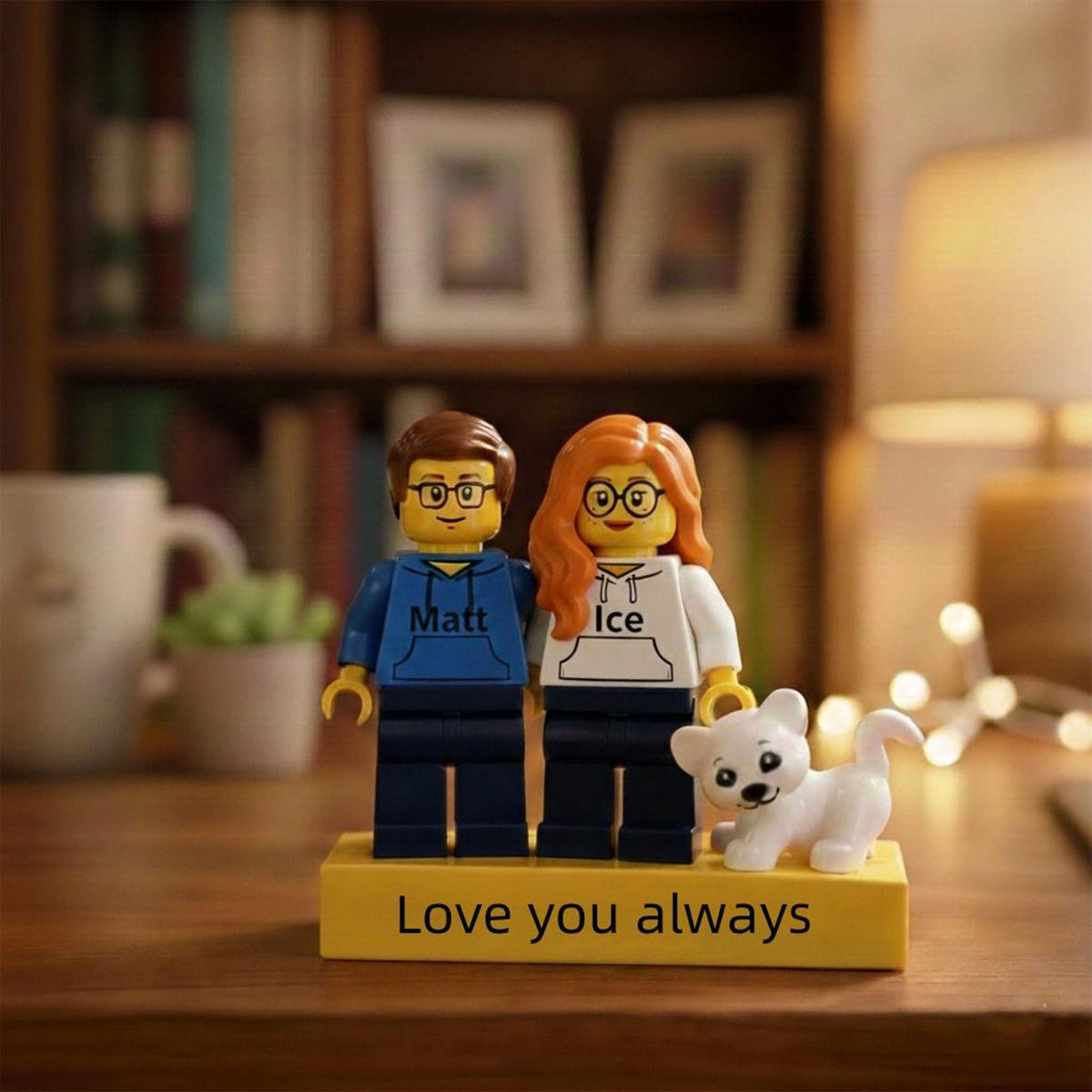 Personalized Building Block Family Figurines Gift for Family, Couple HA75 920380