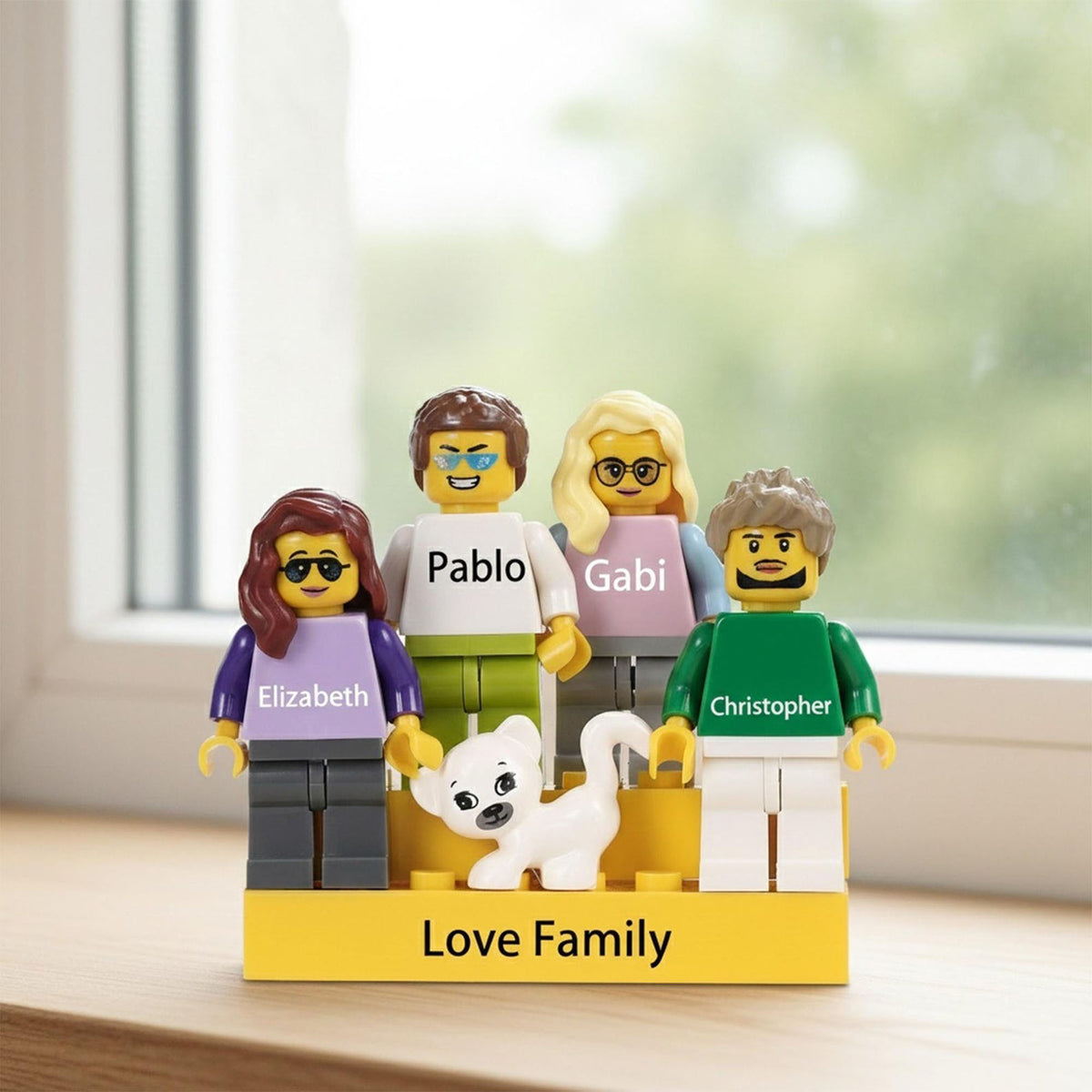 Personalized Building Block Family Figurines Gift for Family, Couple HA75 920380