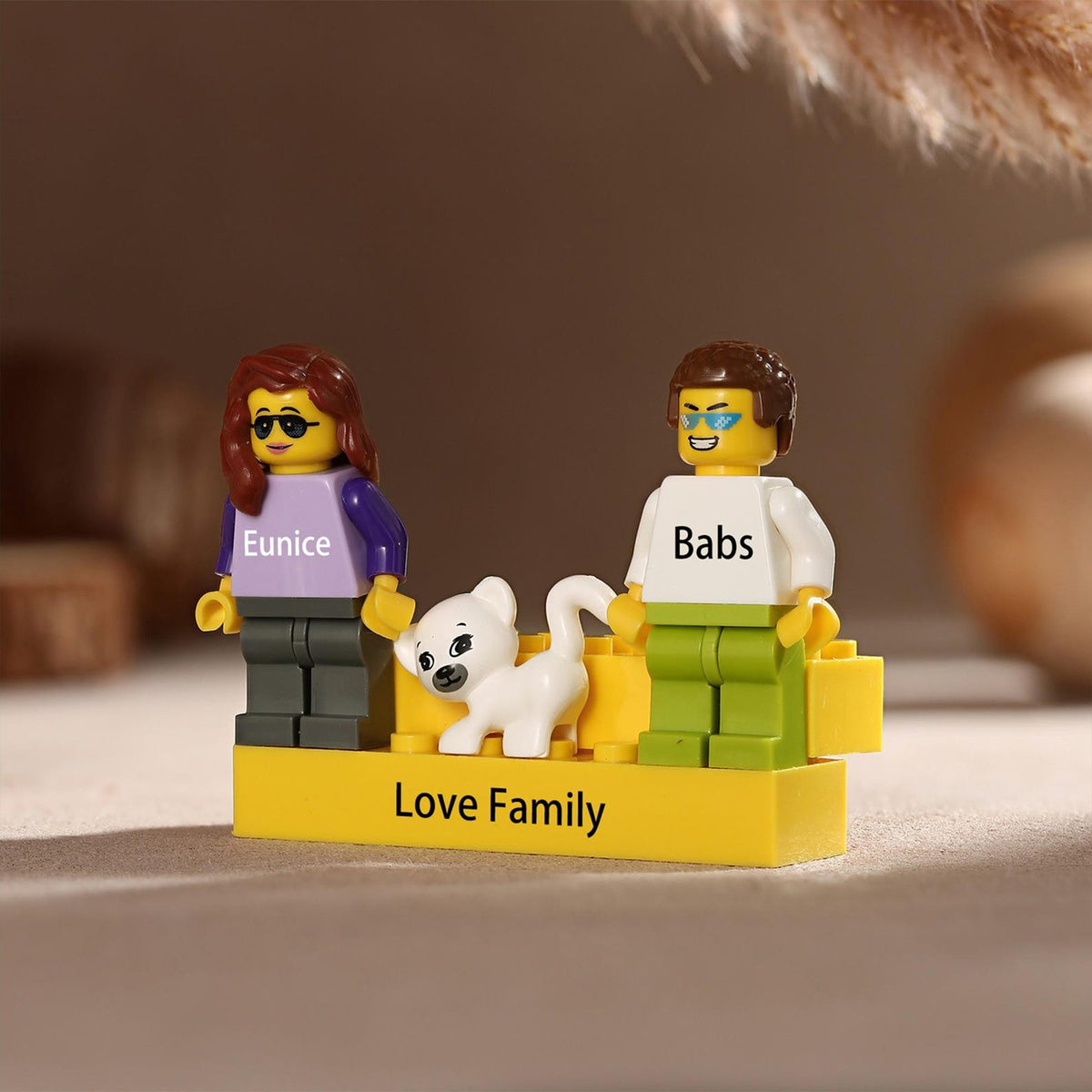 Personalized Building Block Family Figurines Gift for Family, Couple HA75 920380