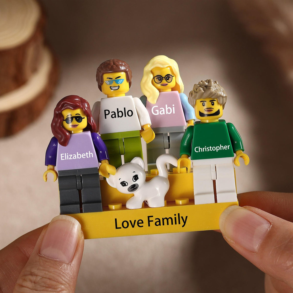 Personalized Building Block Family Figurines Gift for Family, Couple HA75 920380
