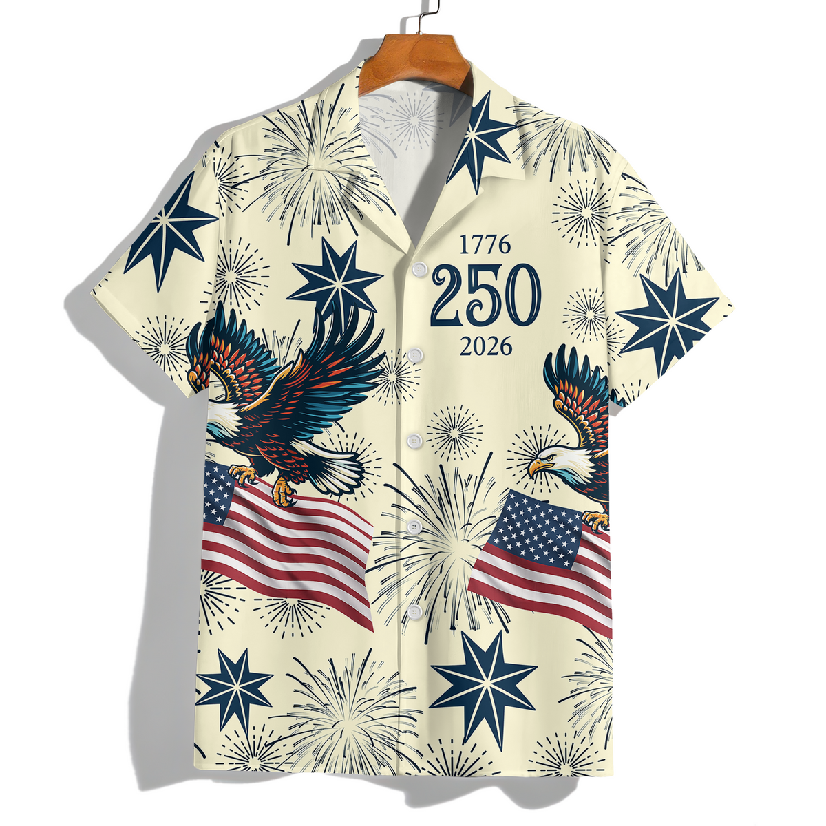 Personalized USA 250 Anniversary Eagle 1776-2026 Hawaii Shirt TH10 898325