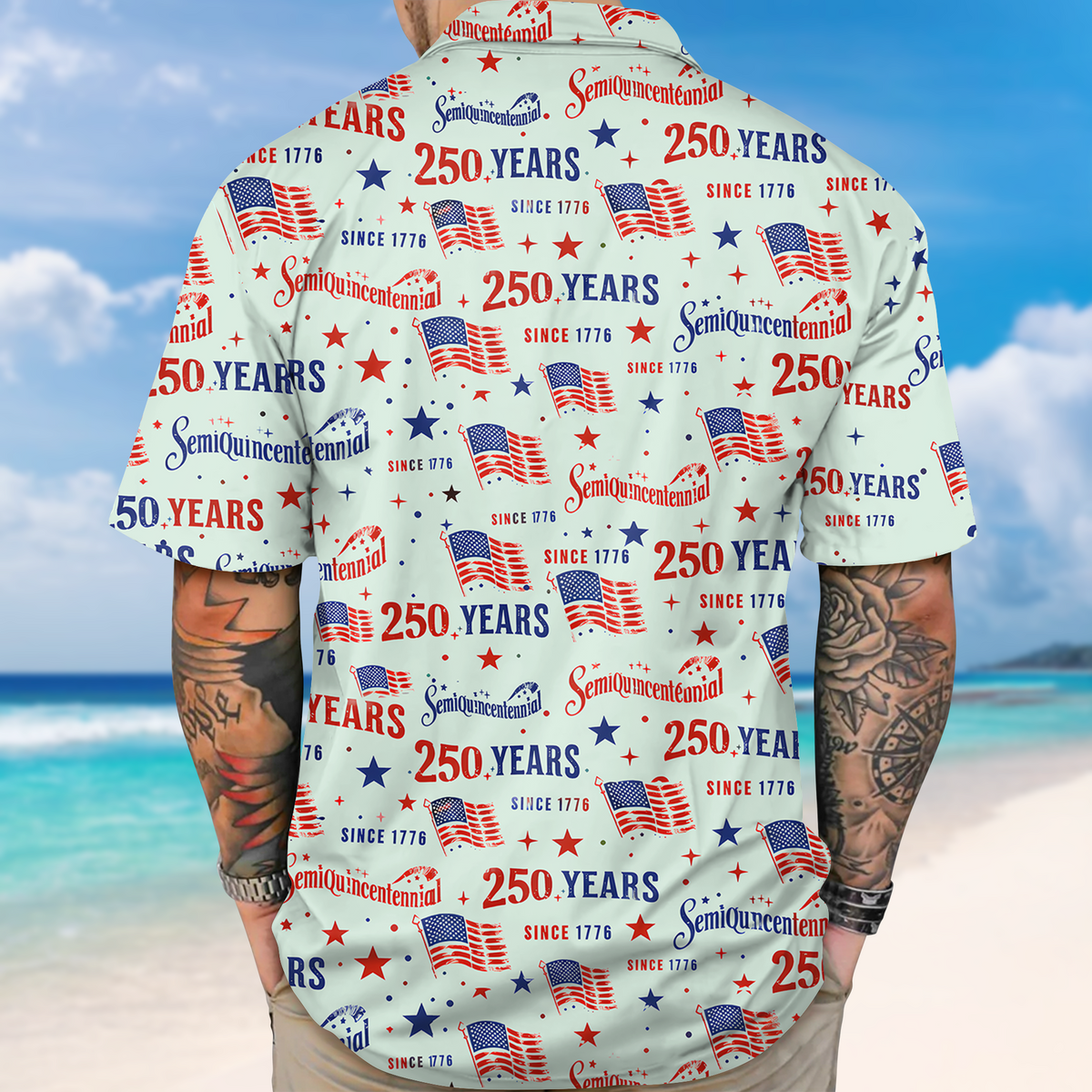 Personalized USA 250th Anniversary Semiquincentennial Hawaii Shirt HO82 901476