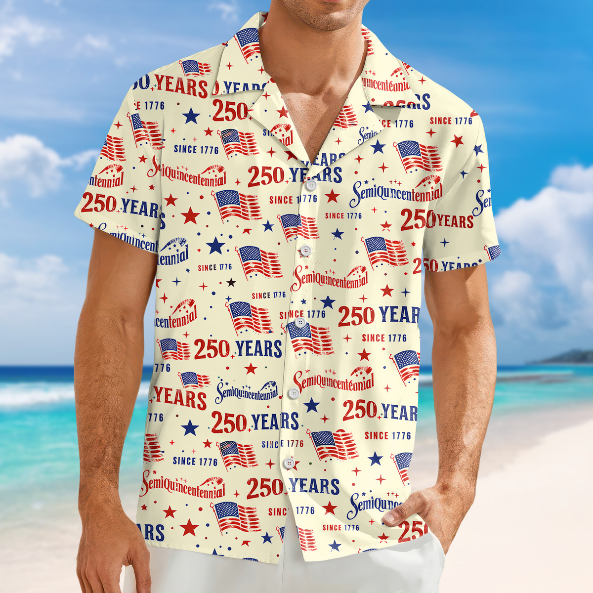 Personalized USA 250th Anniversary Semiquincentennial Hawaii Shirt HO82 901476