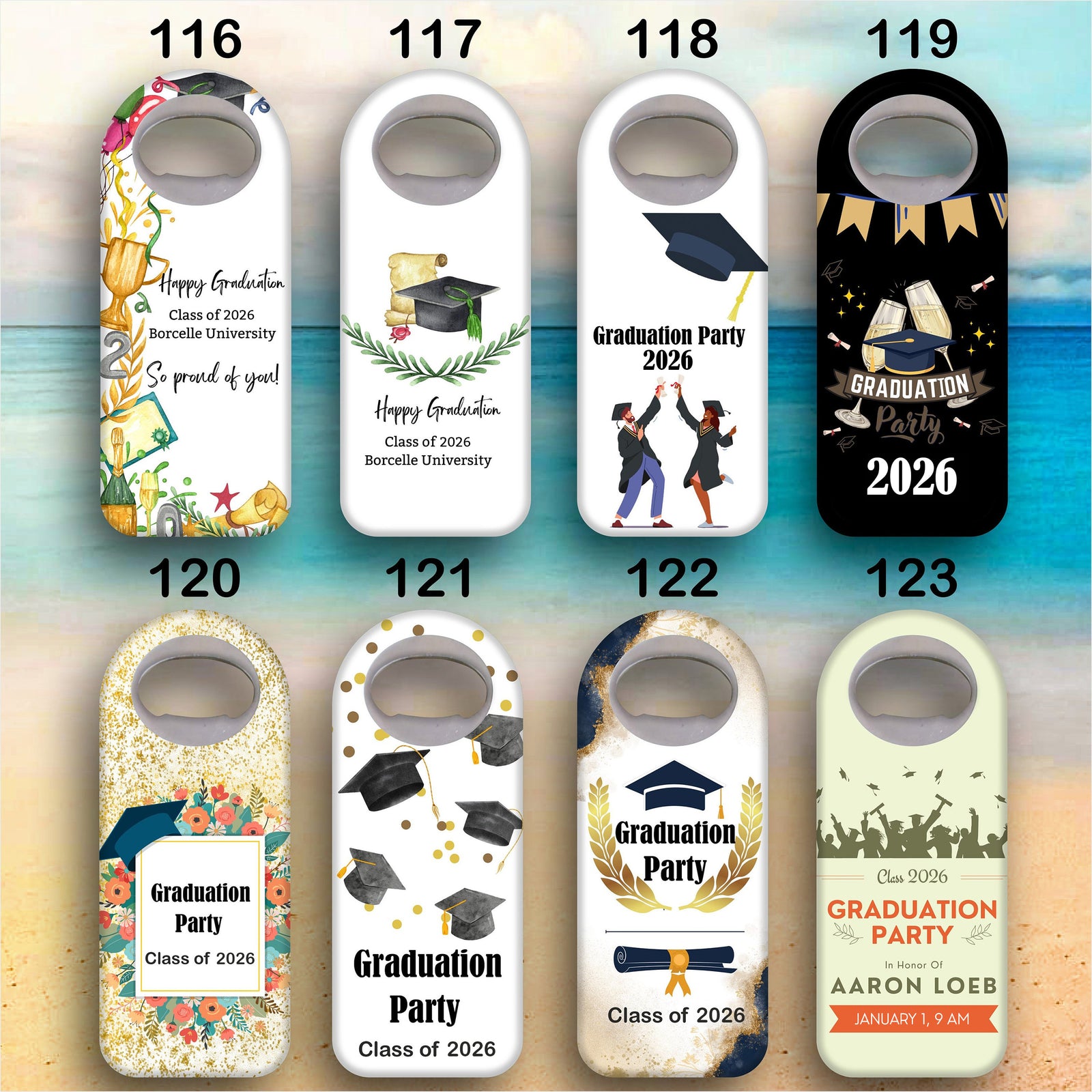 Personalized Graduation Souvenir, Graduation Gift, Bottle Opener Magnet HA75 920450