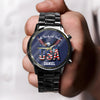Custom Name Faith, Family & Freedom America 250 Years Men's Wrist Watch HO82 901644
