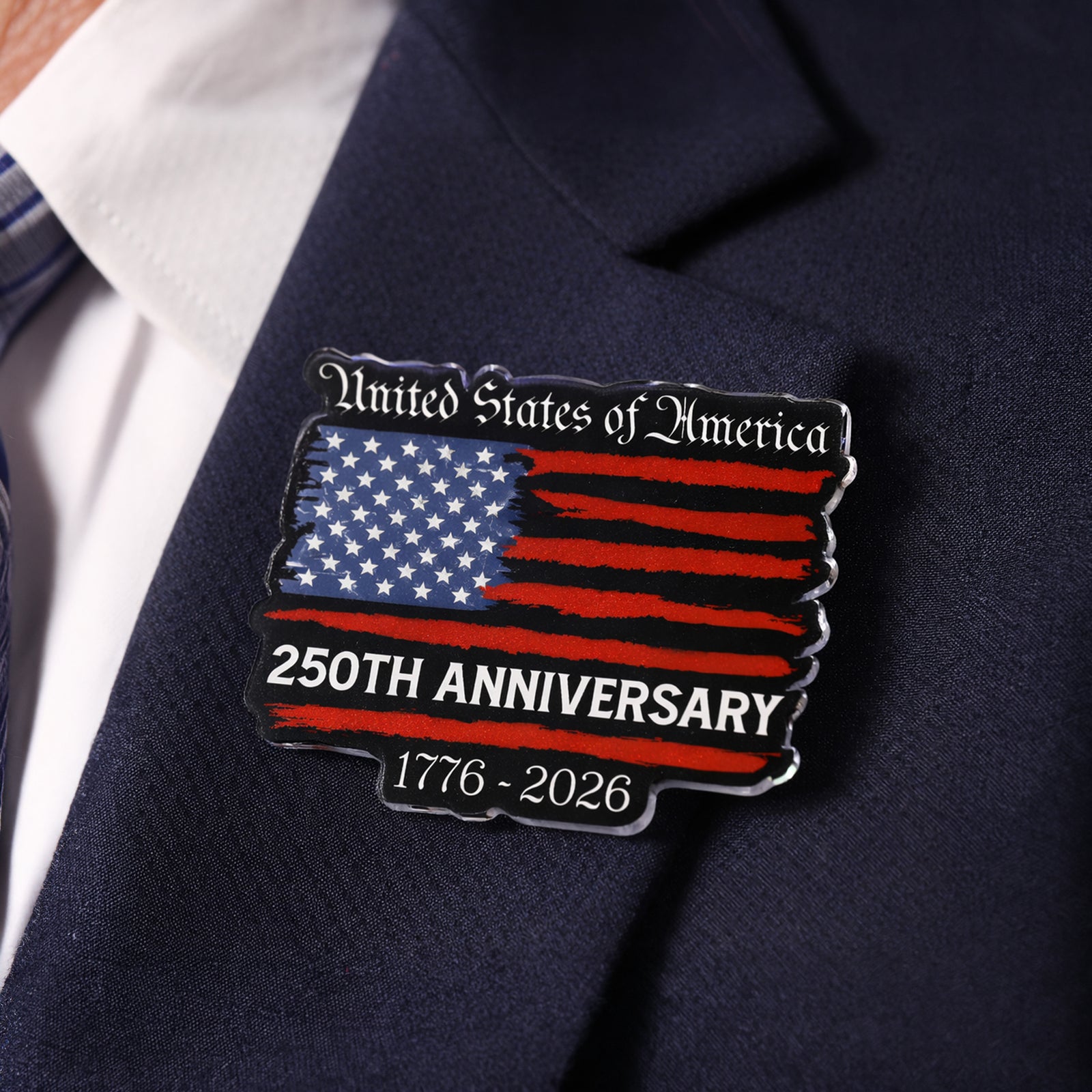 USA 250th Anniversary Acrylic Pin TH10 169297