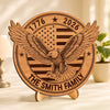 USA 250th Anniversary 1776-2026 Wooden Plaque With Stand HO82 901812