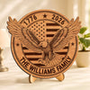 USA 250th Anniversary 1776-2026 Wooden Plaque With Stand HO82 901812