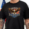 Personalized Patriotic 250th Anniversary God Bless America Eagle 1776–2026 Dark Shirt HO82 901850