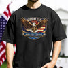 Personalized Patriotic 250th Anniversary God Bless America Eagle 1776–2026 Dark Shirt HO82 901850