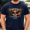 Personalized Patriotic 250th Anniversary God Bless America Eagle 1776–2026 Dark Shirt HO82 901850