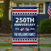 Custom Family Name 250th Anniversary 1776-2026 America Garden Flag CH07 911252