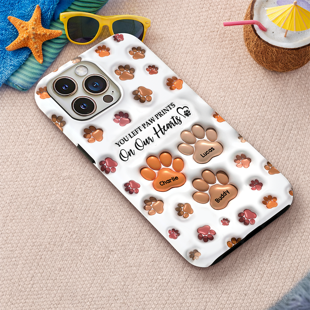Personalized You Left Paw Prints On My Heart For Dog Lover Phone Case HA75 920244