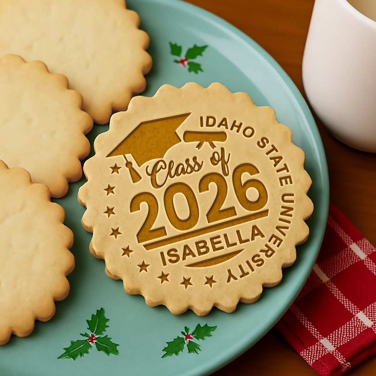 Personalized Class of 2026 Graduation Cookie Stamp, Graduation Party Gift HA75 921100