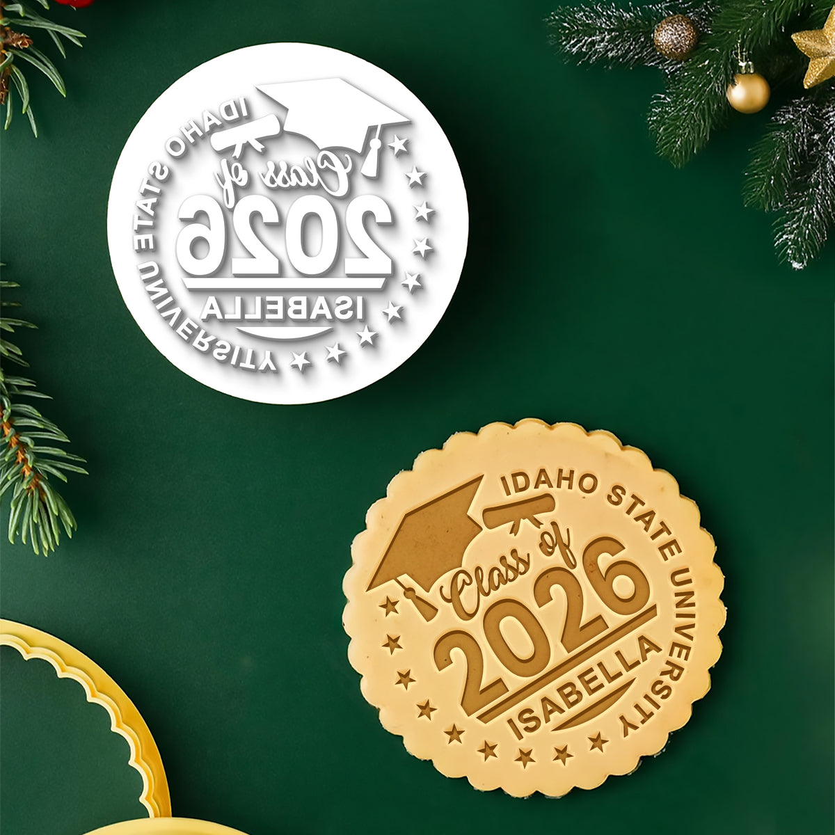 Personalized Class of 2026 Graduation Cookie Stamp, Graduation Party Gift HA75 921100